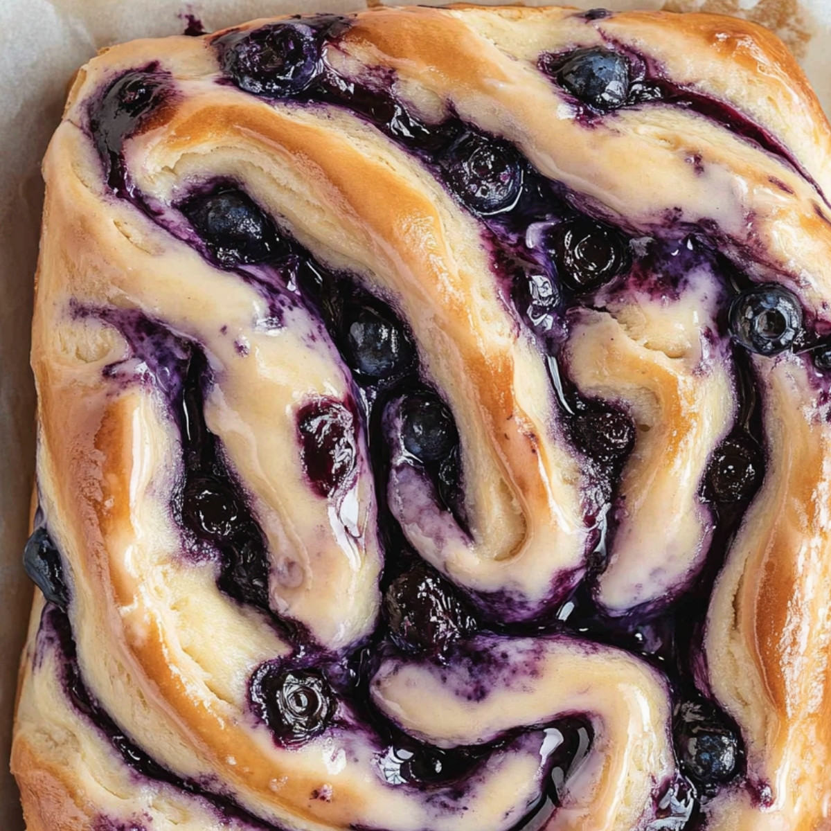 Blueberry Cream Cheese Babka