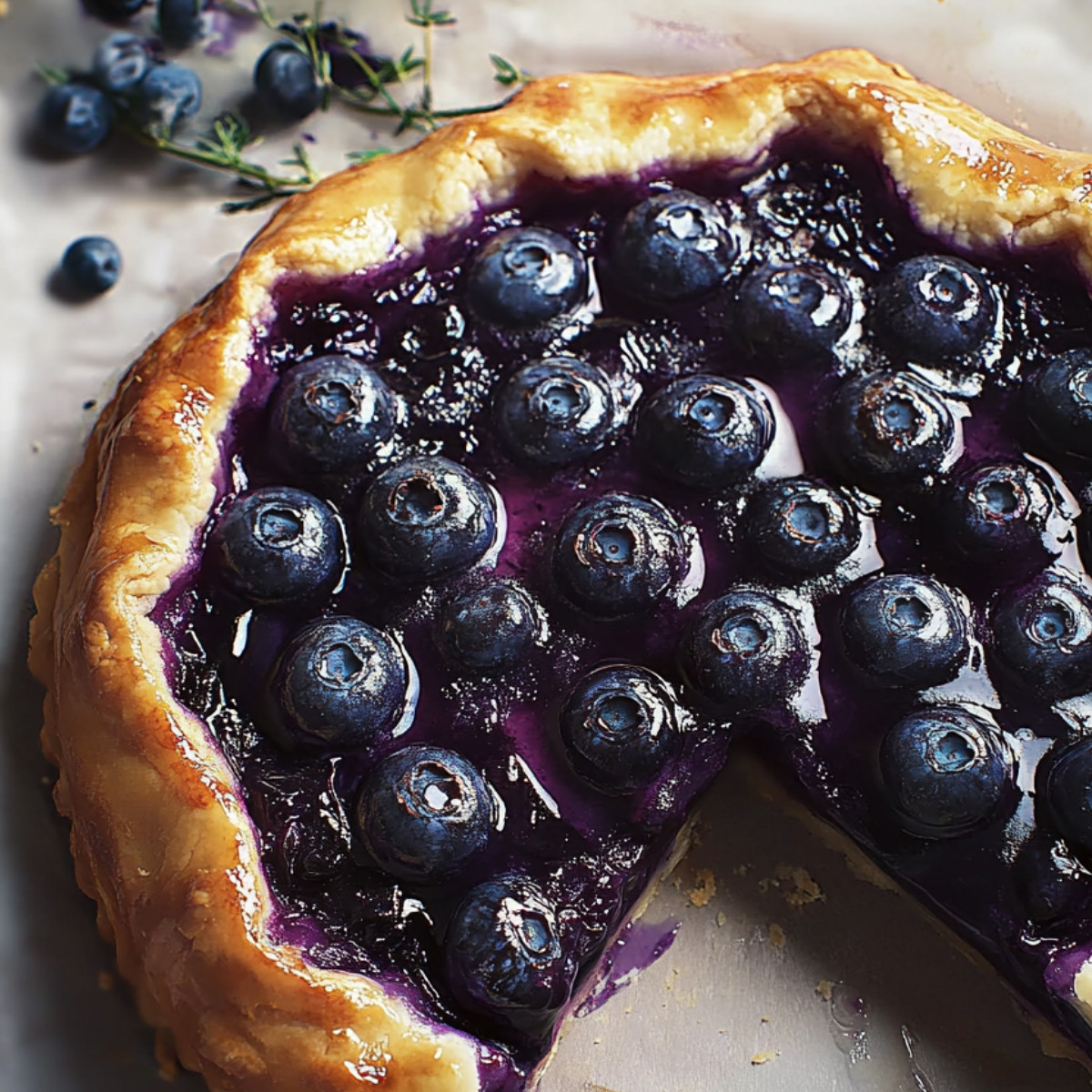 Blueberry Galette