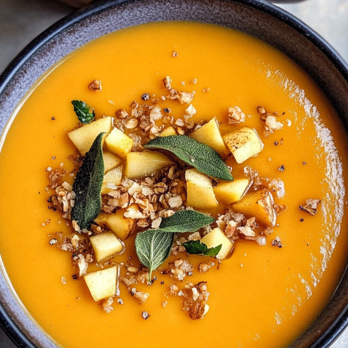 Butternut Squash and Apple Harvest Soup