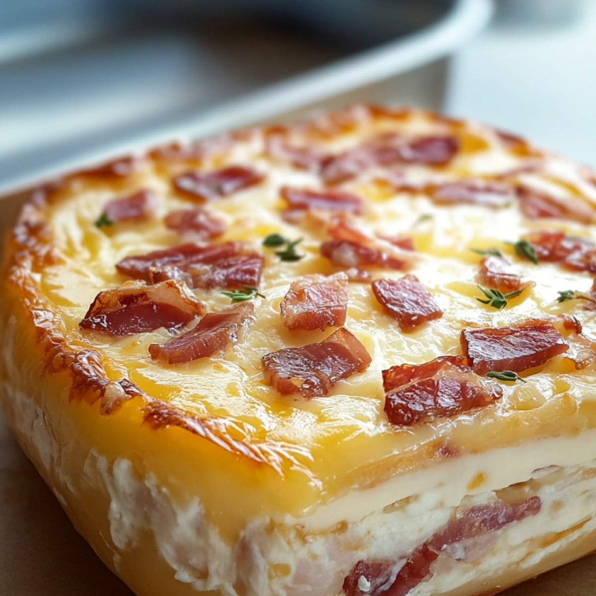 Cake Camembert et Lardons : La star de l'apéro