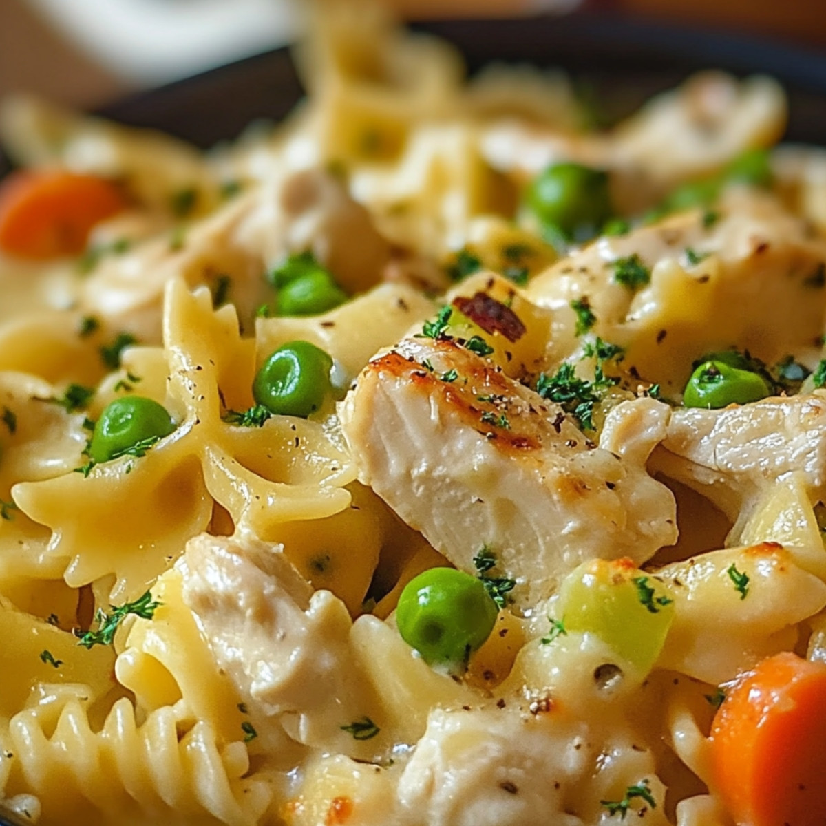 Chicken Pot Pie Pasta