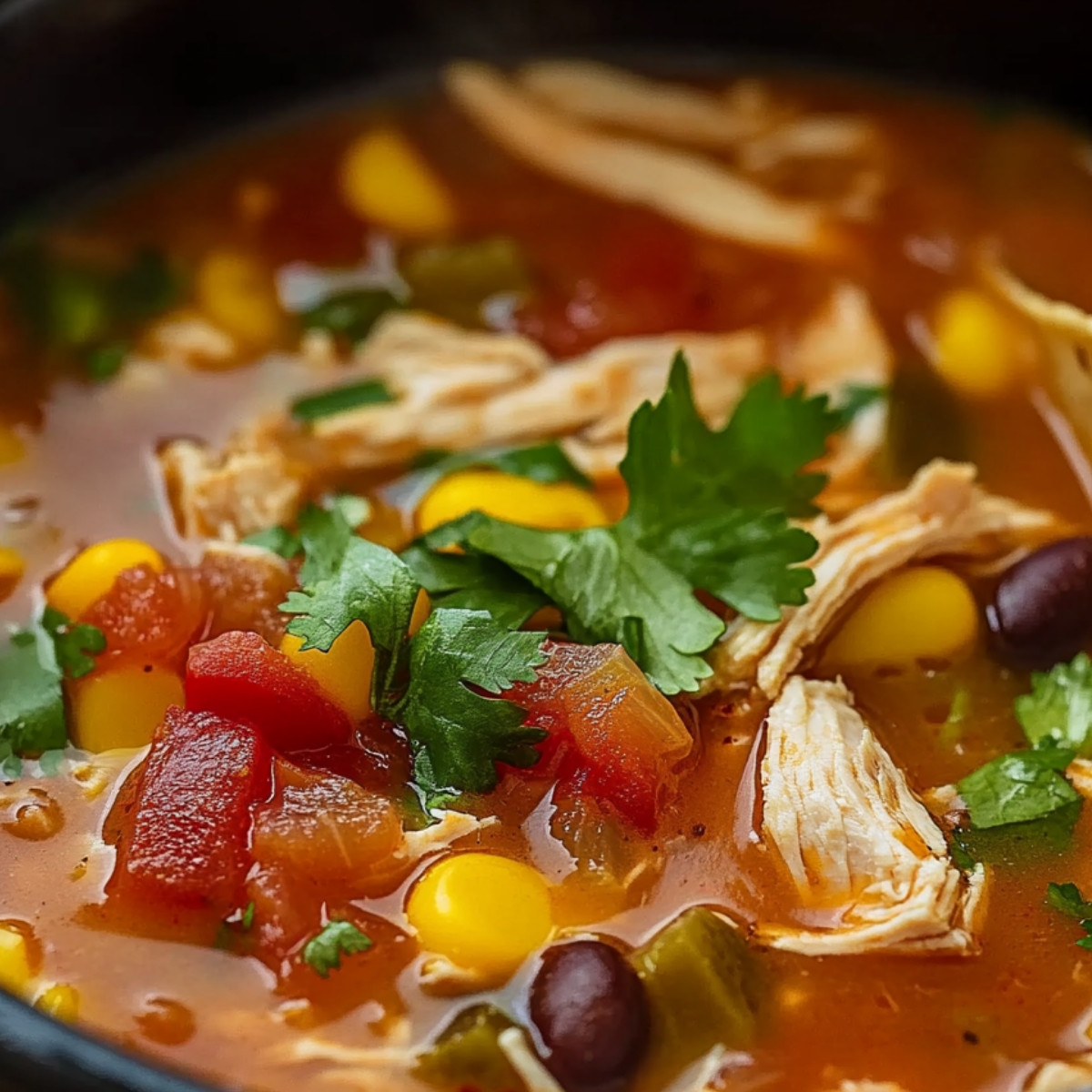 Chicken Tortilla Crock-Pot Soup