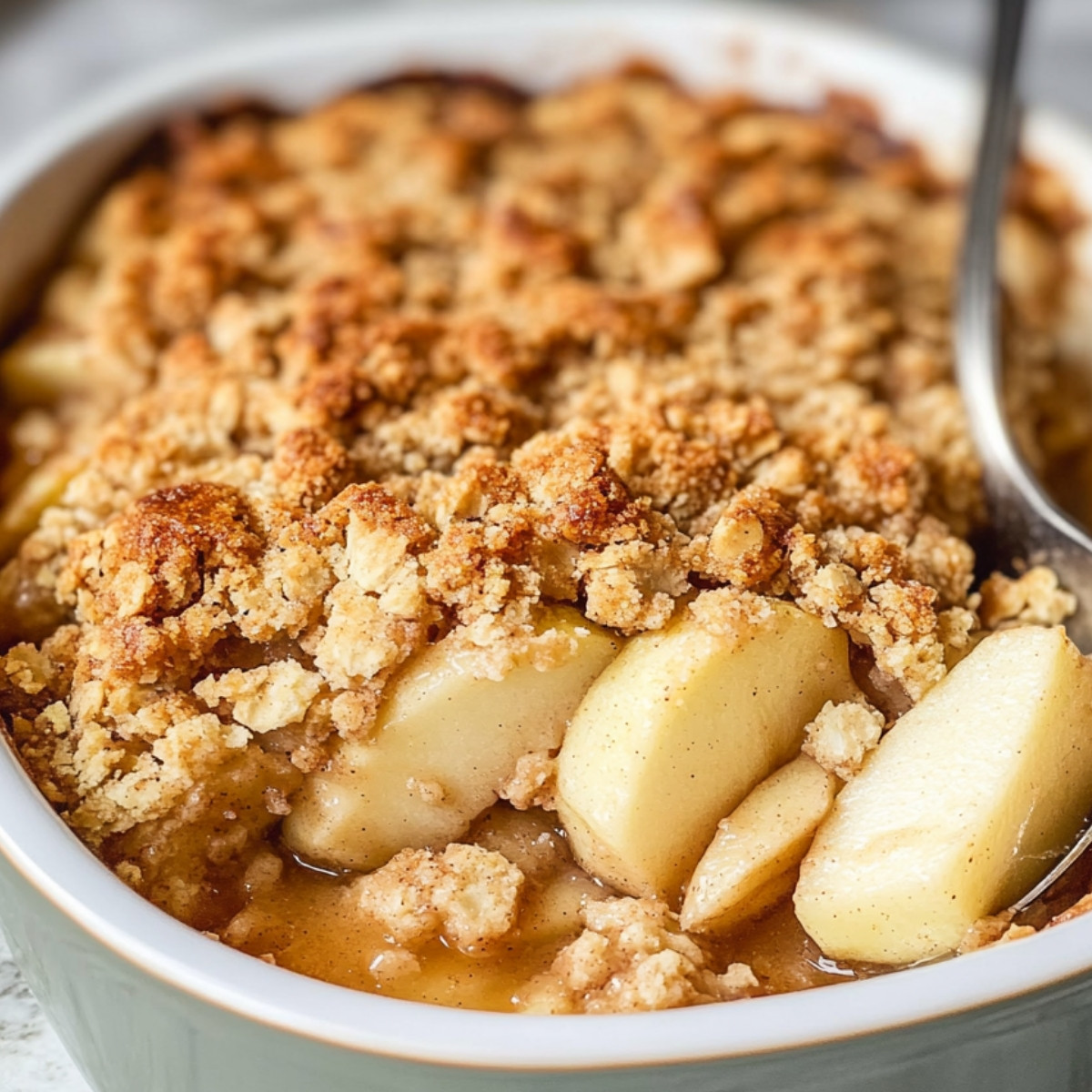 Classic Cinnamon Apple Crumble