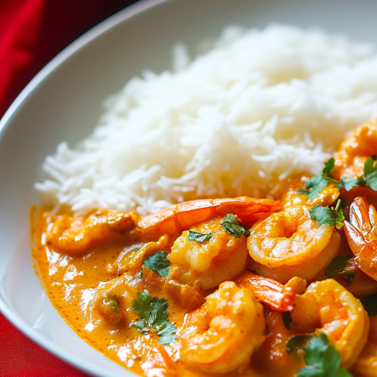 Coconut Shrimp Curry with Basmati Rice