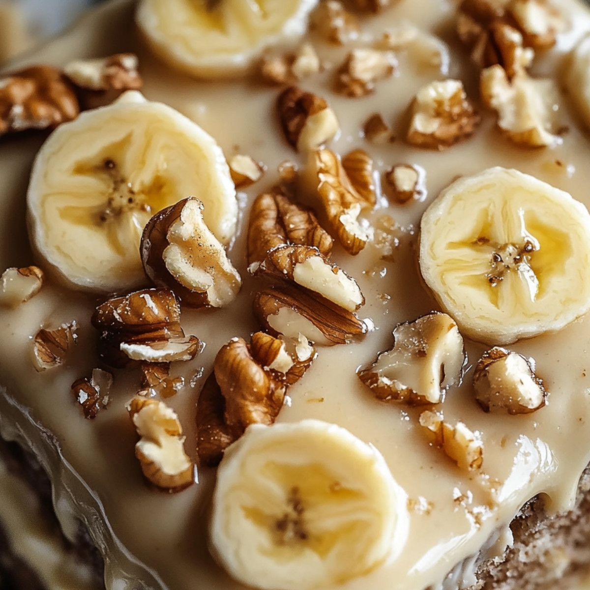 Creamy Dream Banana Walnut Cake Alert