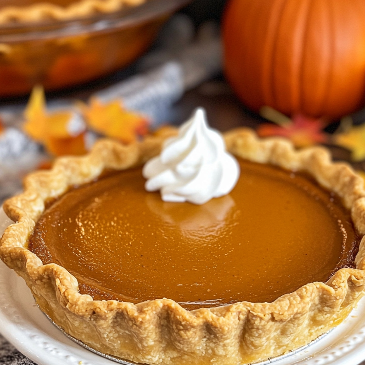 Homemade Fresh Pumpkin Pie Recipe