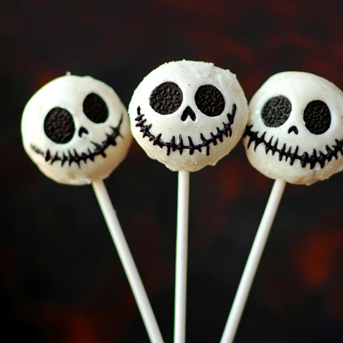 Jack Skellington Oreo Pops