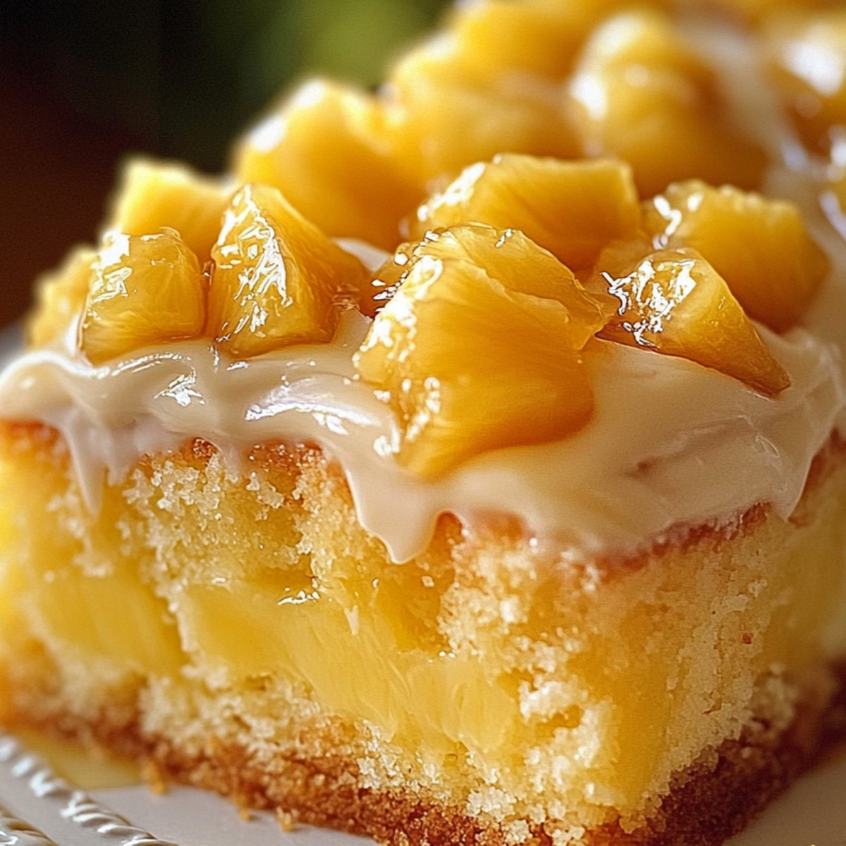 Juicy Pineapple Heaven Cake