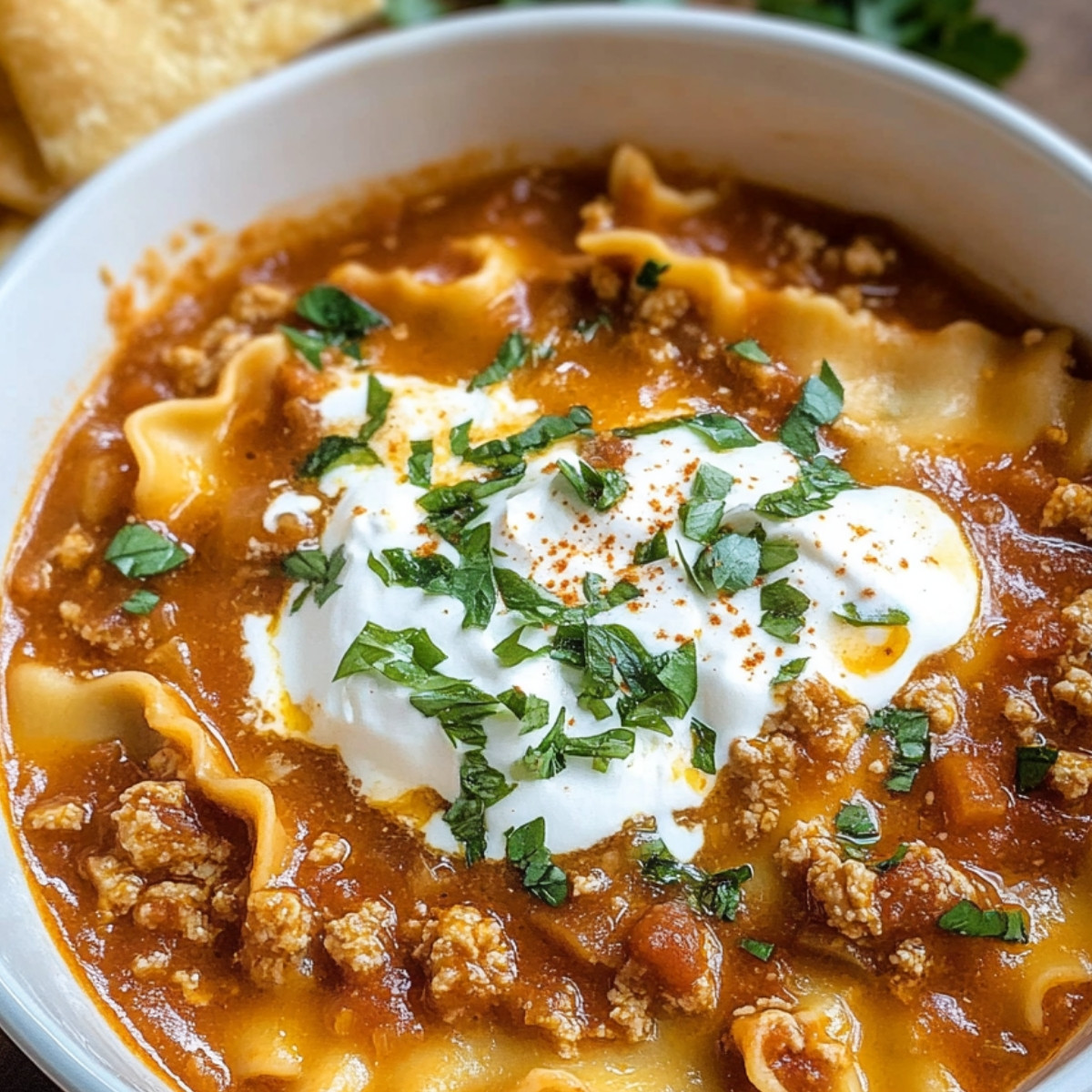 Lasagna Soup