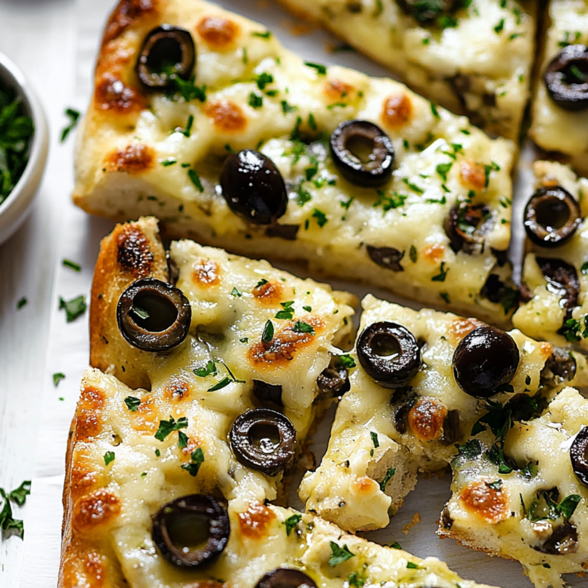 Olive Cheese Bread Delight