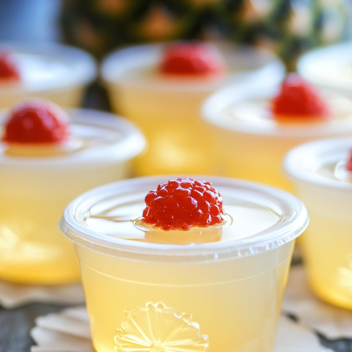 Pina Colada Jello Shots