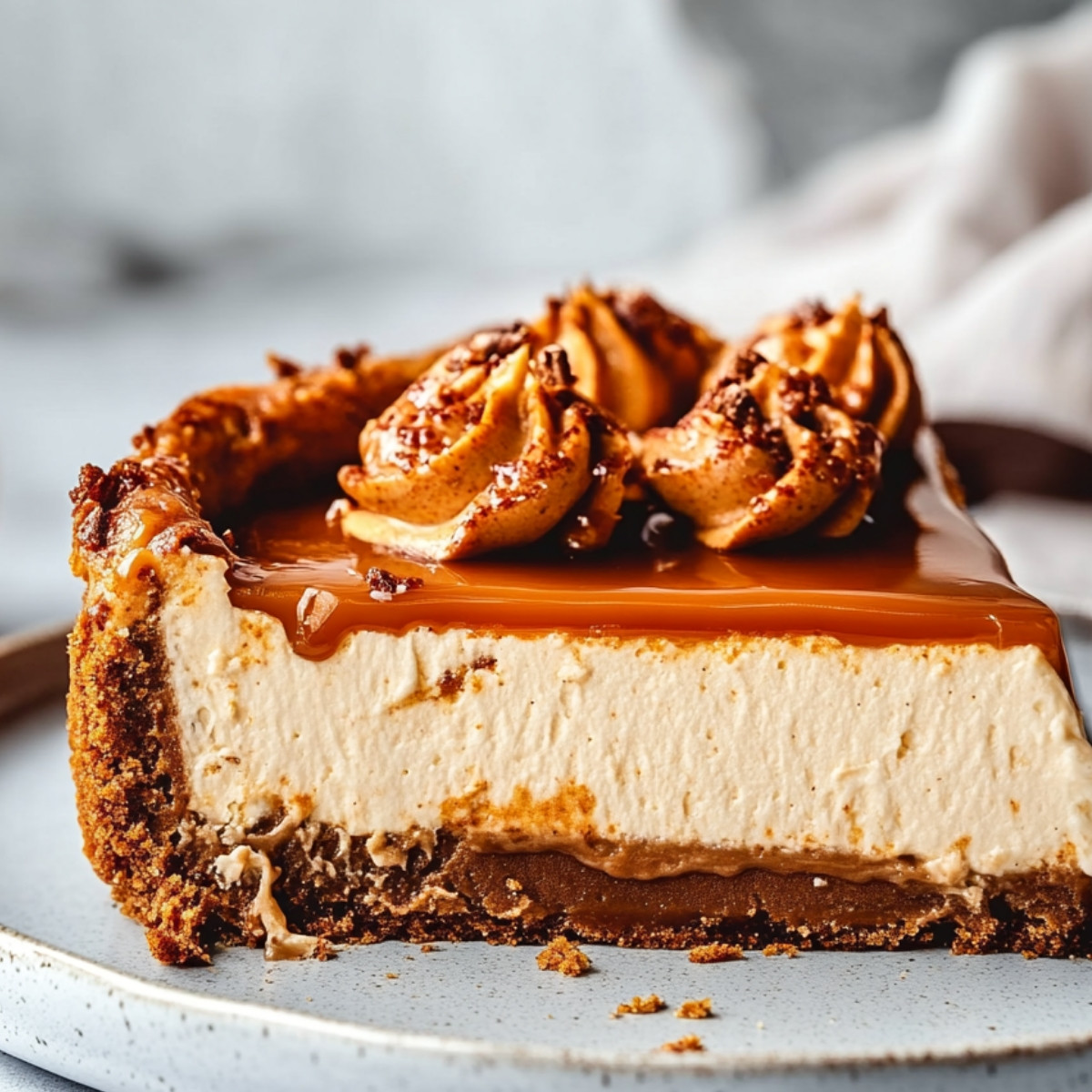 Pumpkin Caramel Cheesecake