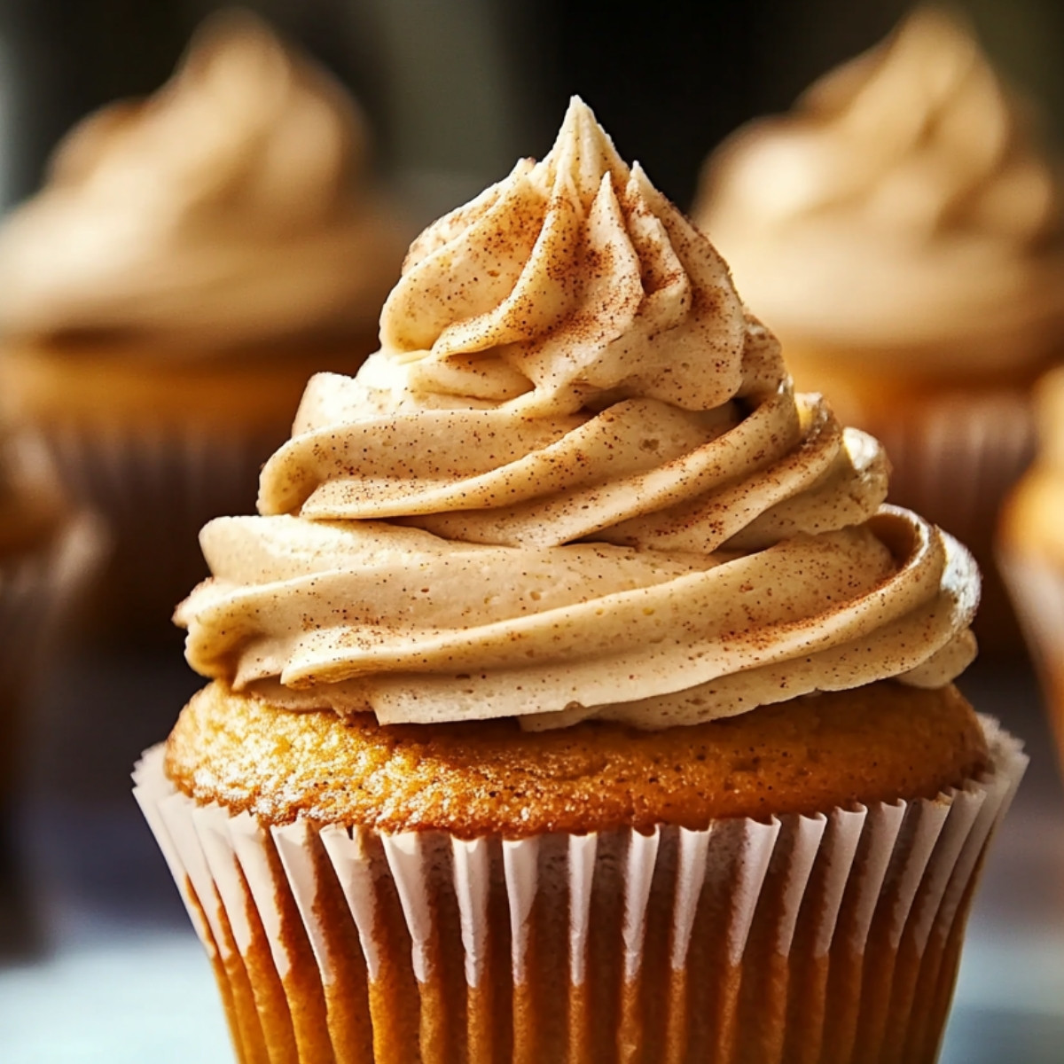 Pumpkin Spice Delight Cupcakes