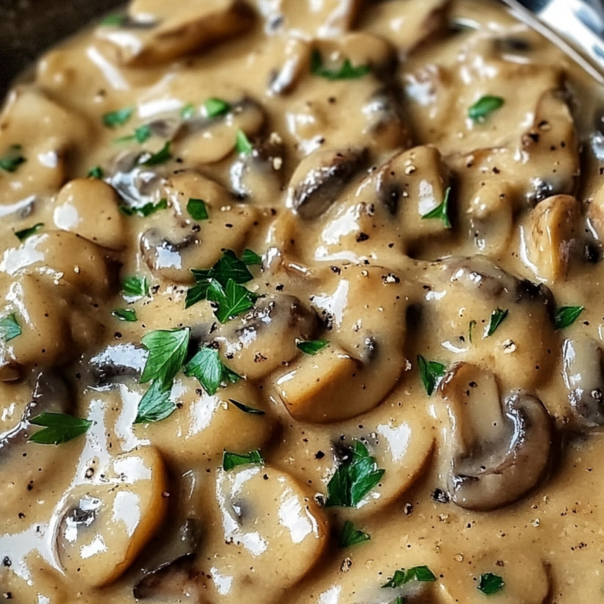 Vegan Mushroom Stroganoff