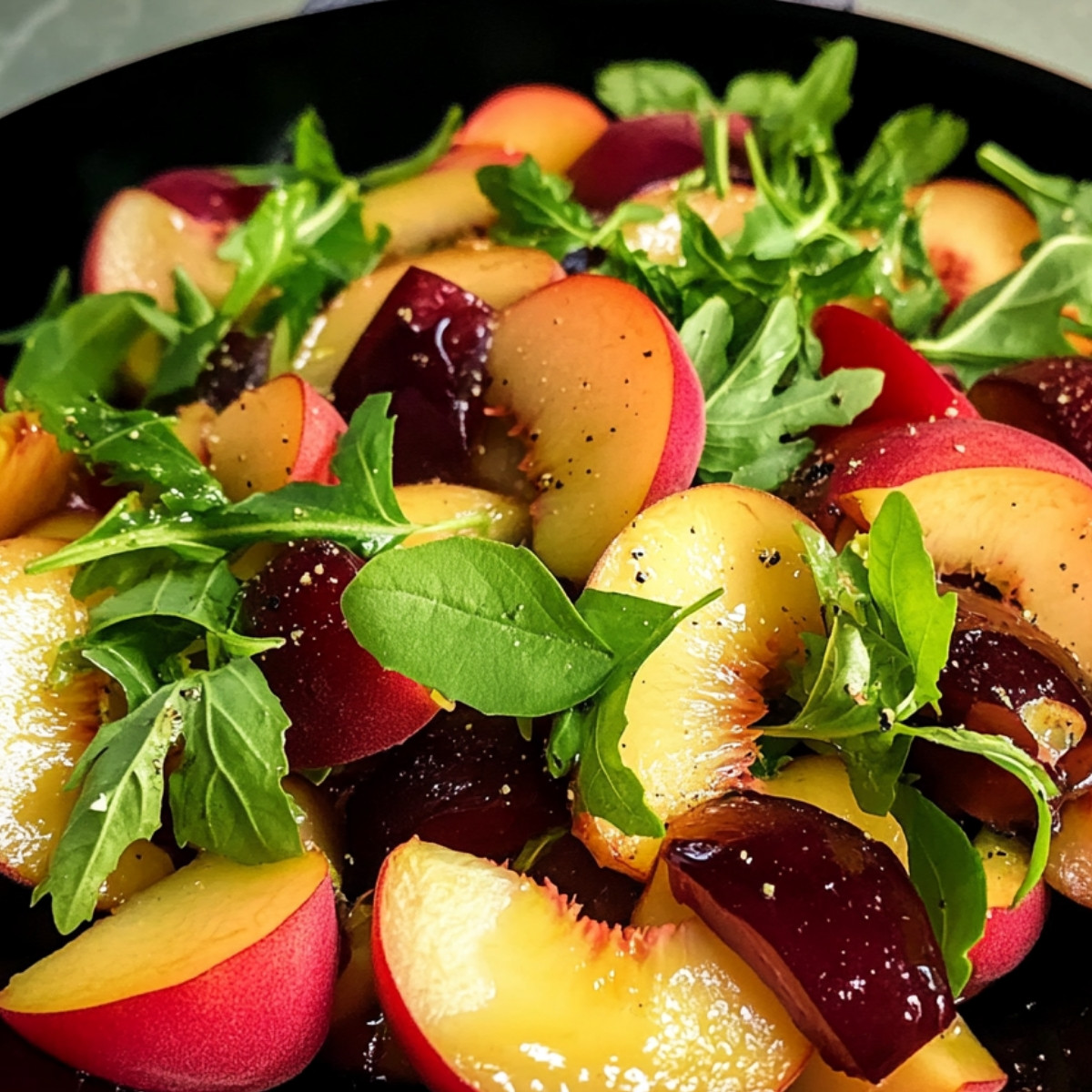 White Peach Salad