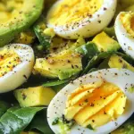 Avocado Spinach Egg Salad