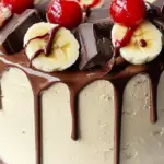 Banana Split Chocolate Drip Cake