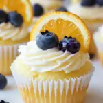 Blueberry Orange Cheesecake Cupcakes