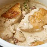 Creamy Tuscan Slow Cooker Chicken