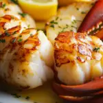 Garlic Butter Lobster and Scallops Feast