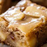 Maple Glazed Apple Blondies