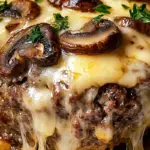 Mushroom Swiss Cheese Meatloaf