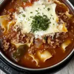 Slow Cooker Lasagna Soup