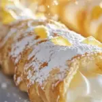 Zesty Lemon Meringue Pie Cannolis