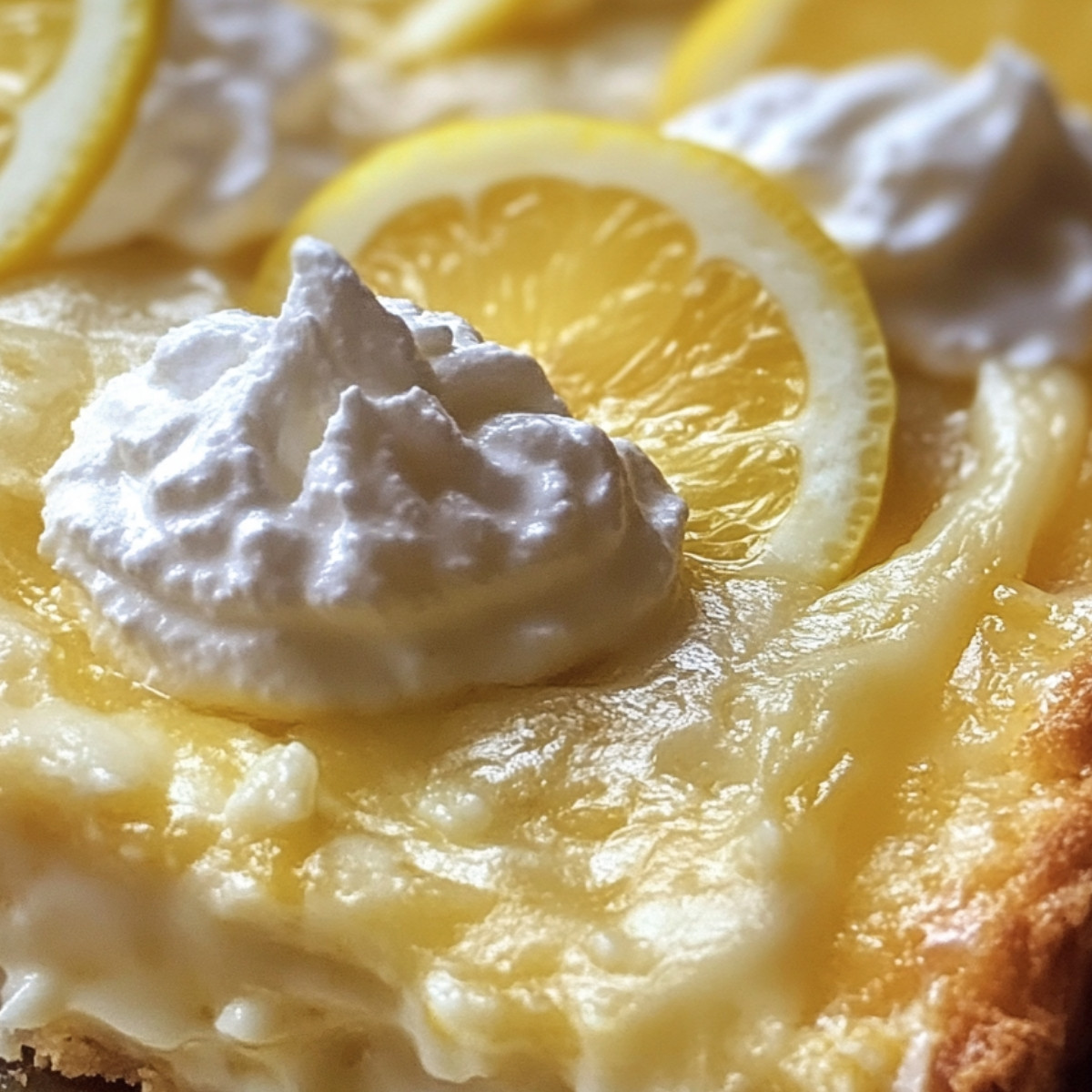 4-Ingredient Lemon Cream Cheese Dump Cake