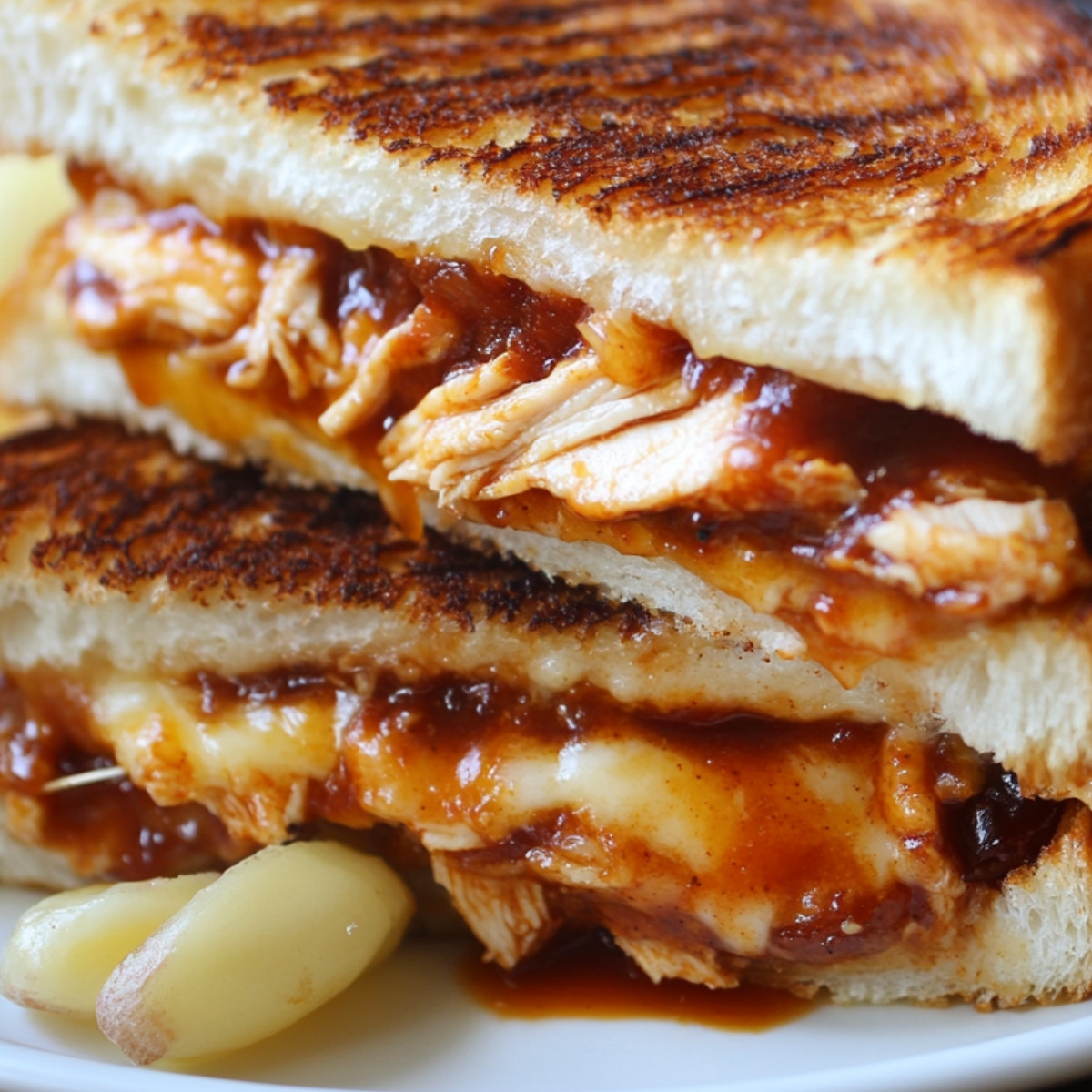 BBQ Chicken Grilled Cheese