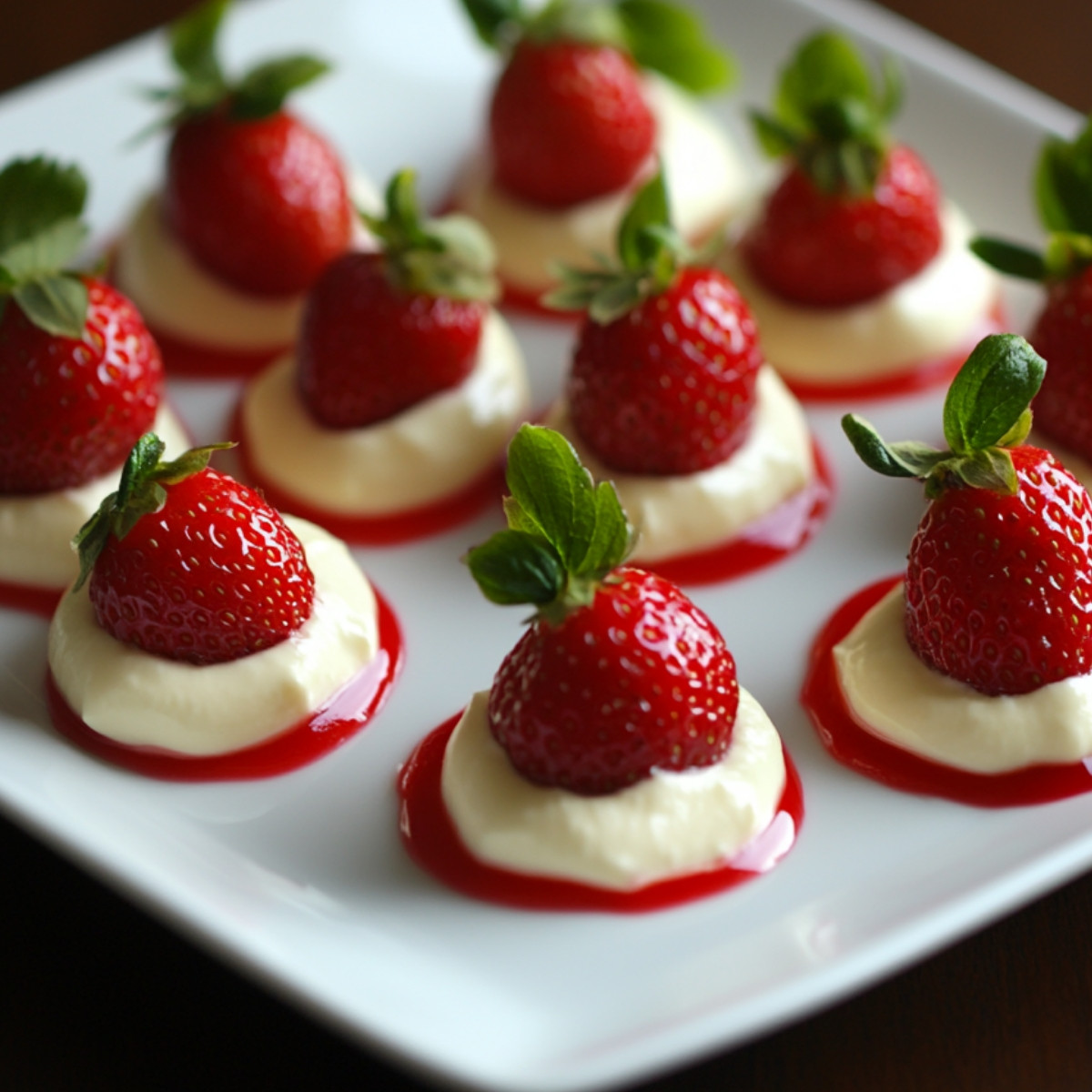 Cheesecake Deviled Strawberries