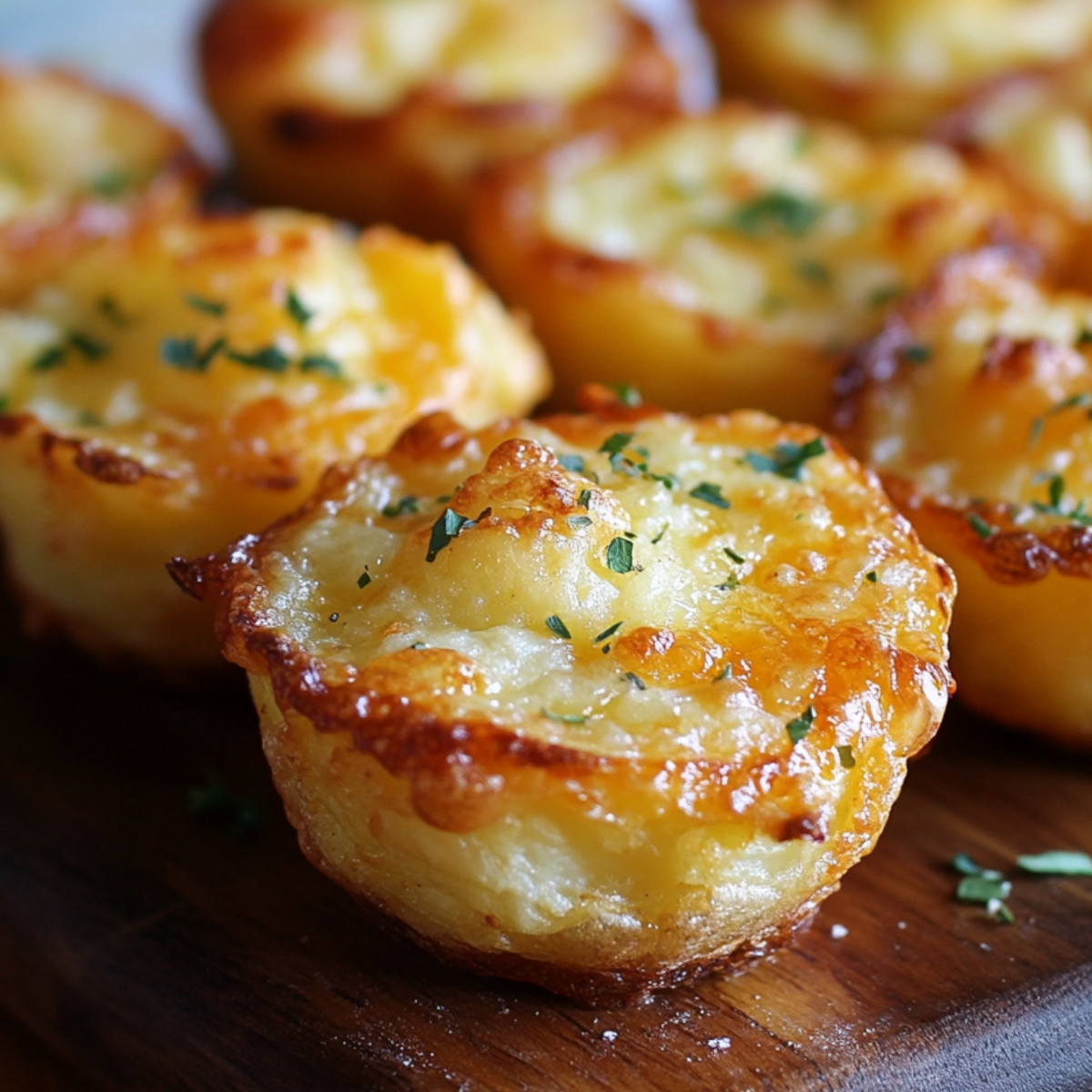 Cheesy Mashed Potato Puffs