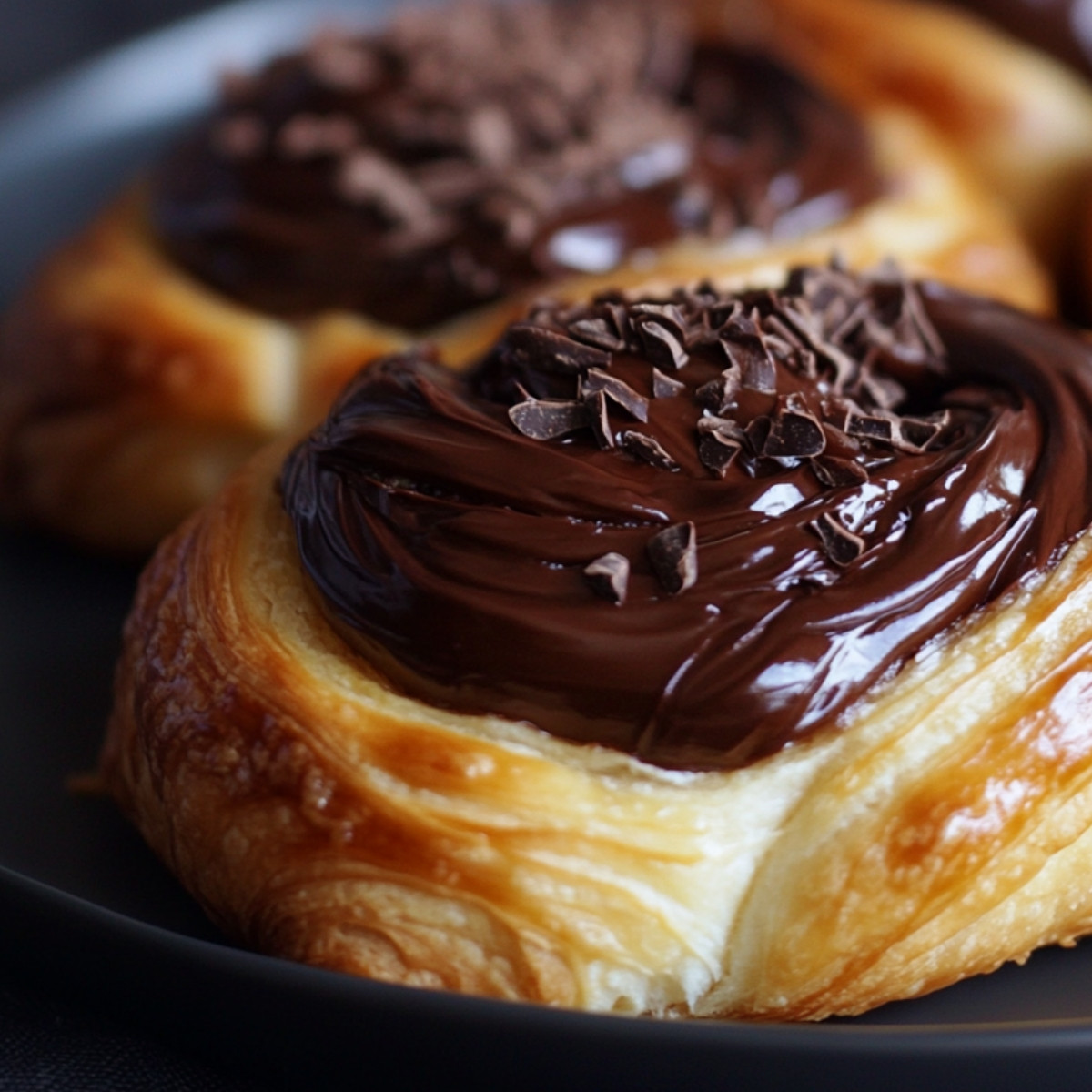 Chocolate Cream Cheese Danish