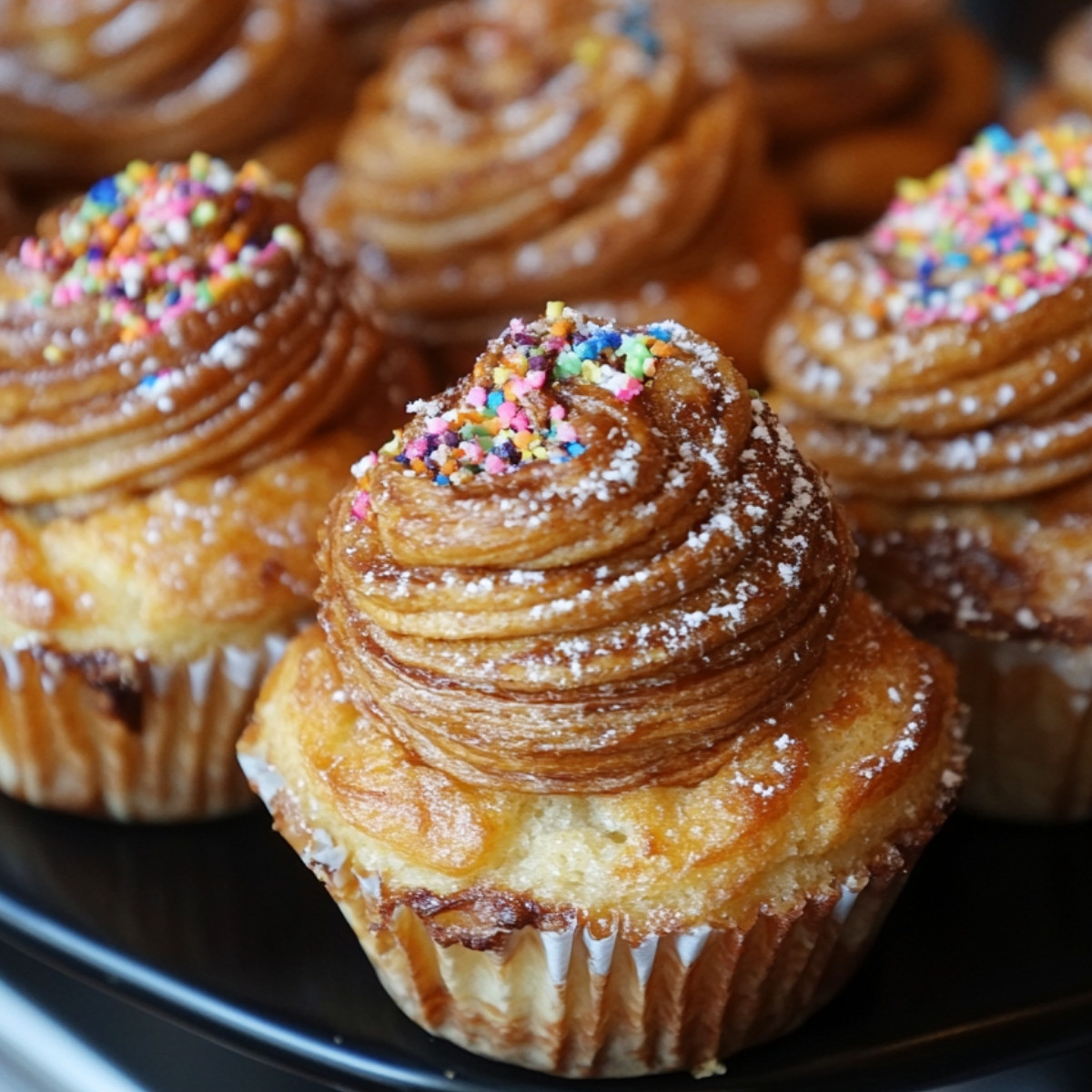 Churro Cruffins