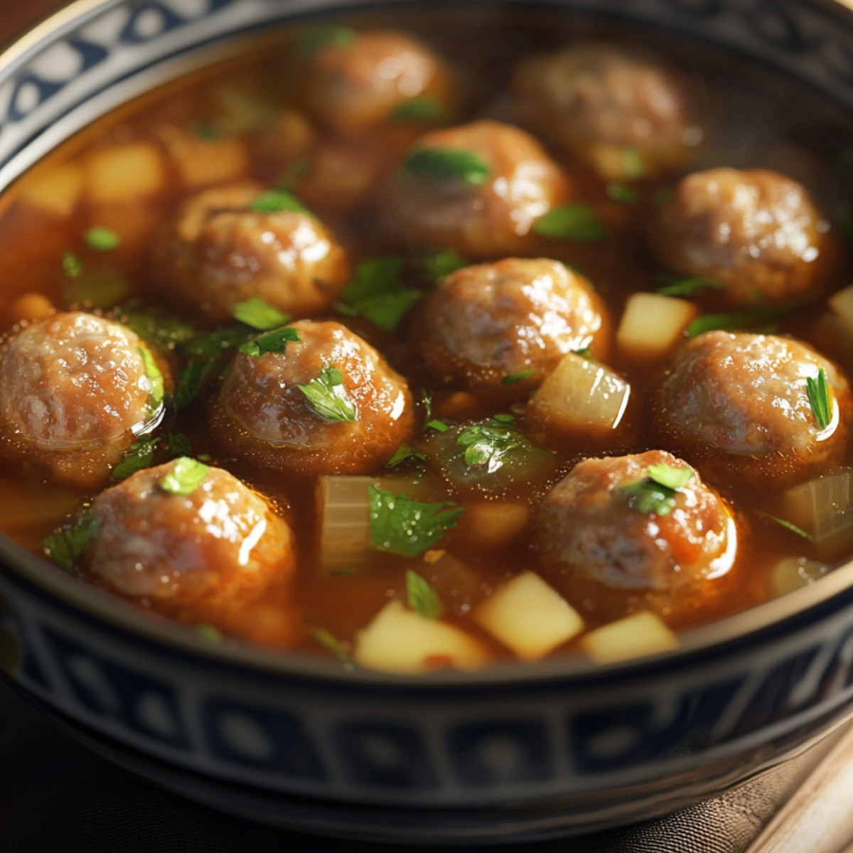 Cozy Meatball Soup