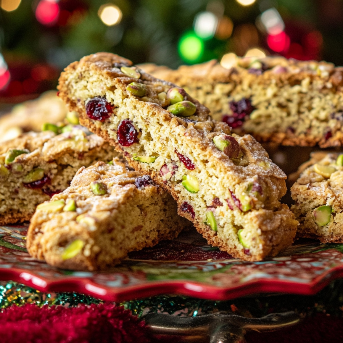 Cranberry Pistachio Biscotti