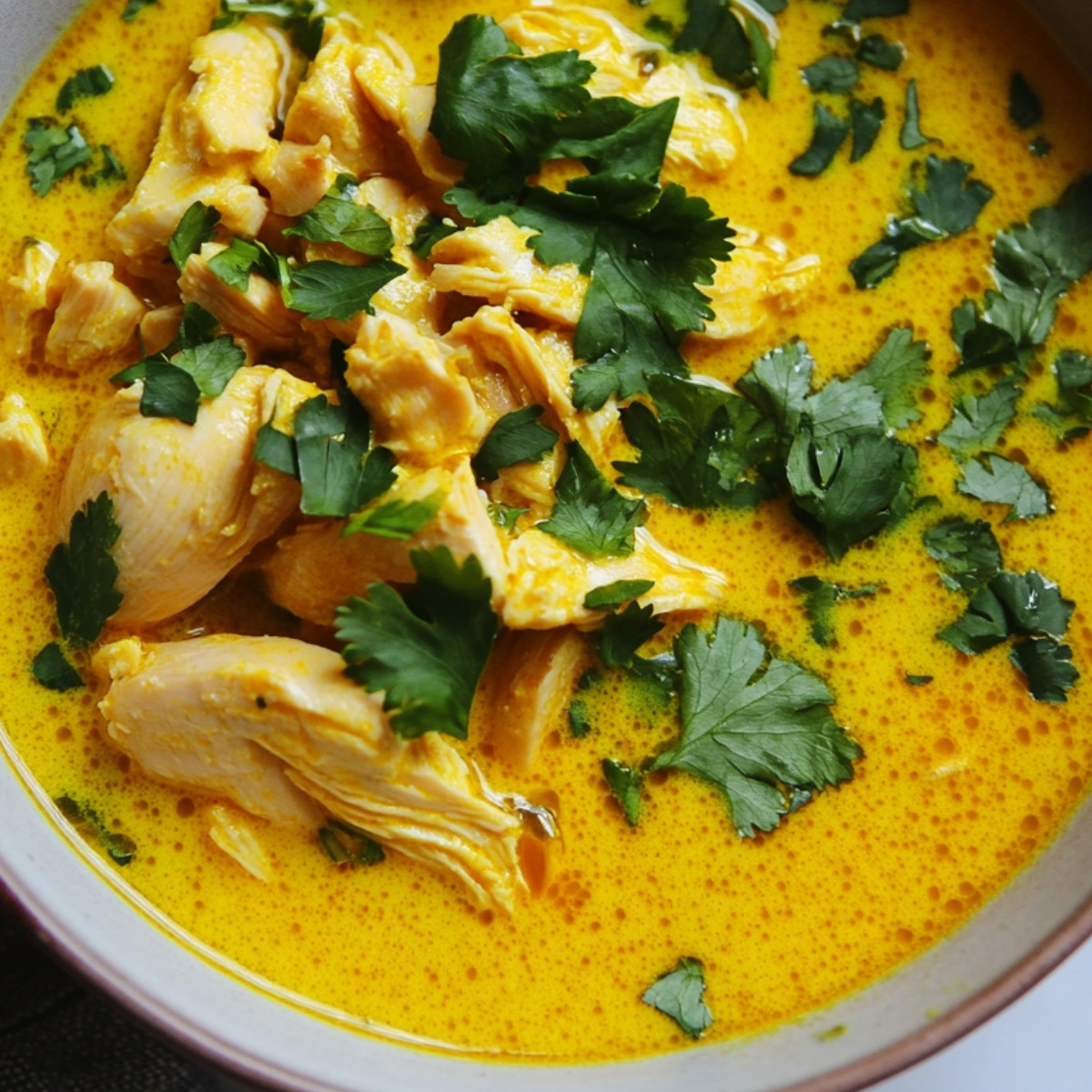 Dive into a bowl of sunshine with this Anti-Inflammatory Turmeric Chicken Soup