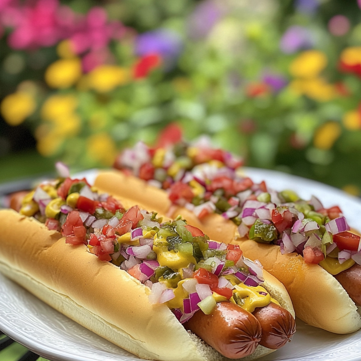 Elevate your hot dog game with these Air Fryer Hot Dogs!