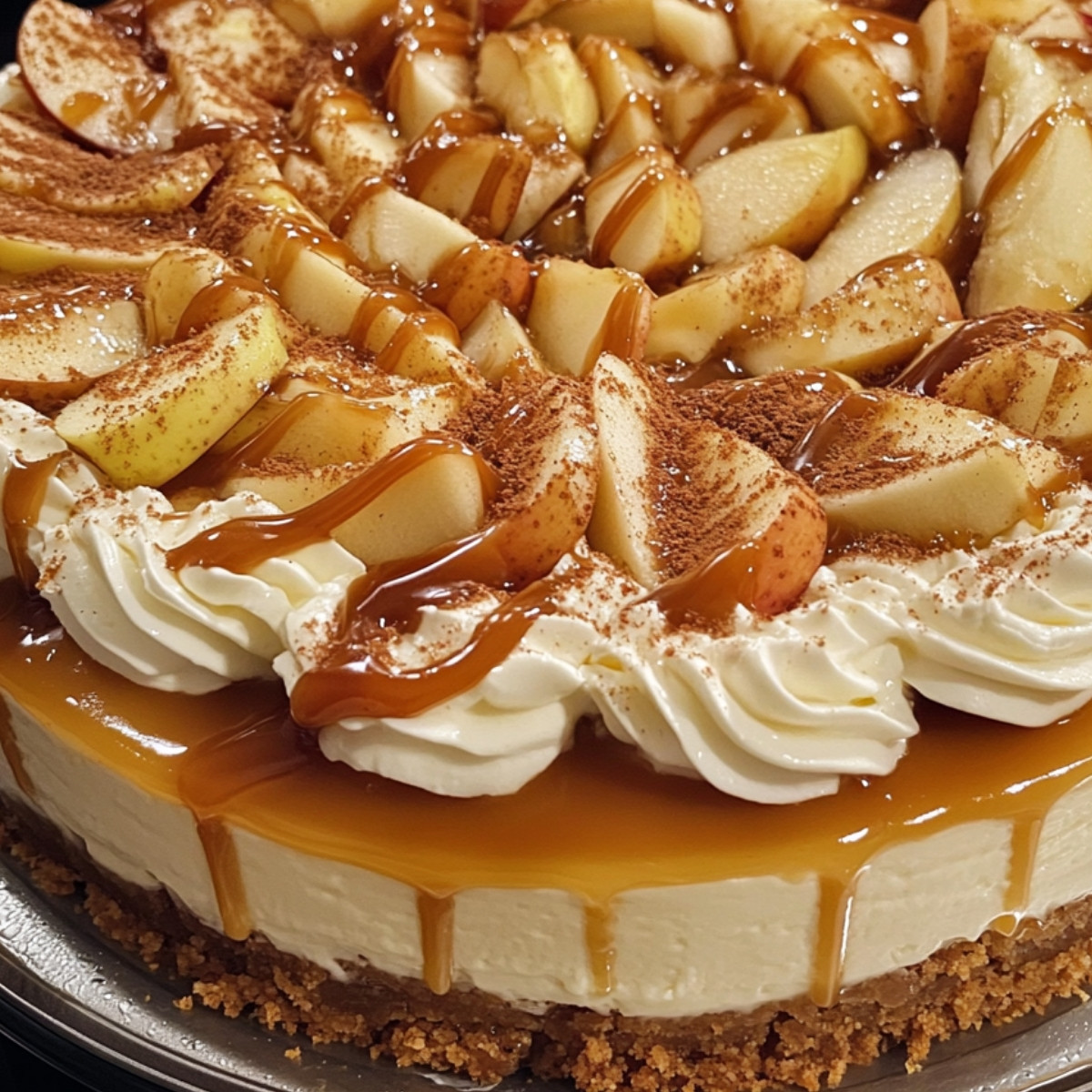 Gourmet Caramel Apple Cheesecake Extravaganza