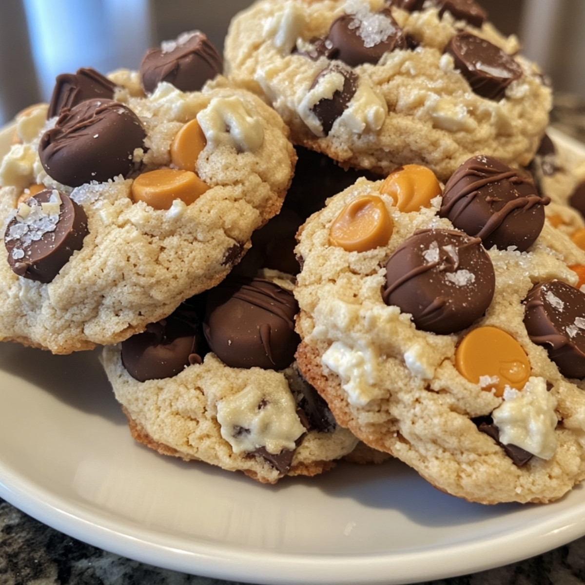 Irresistible Reeses Cheesecake Cookies