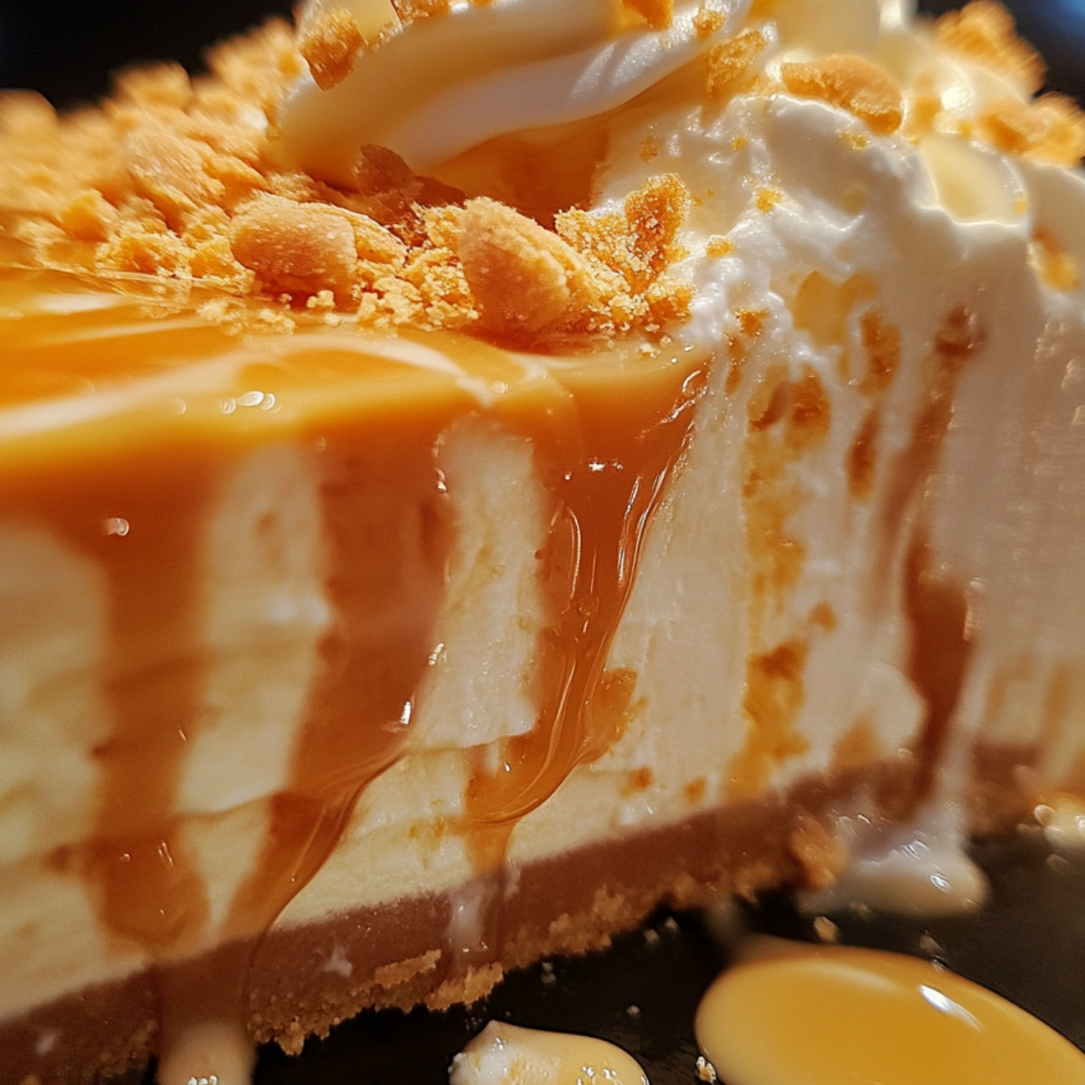 Loaded Butterscotch Cheesecake