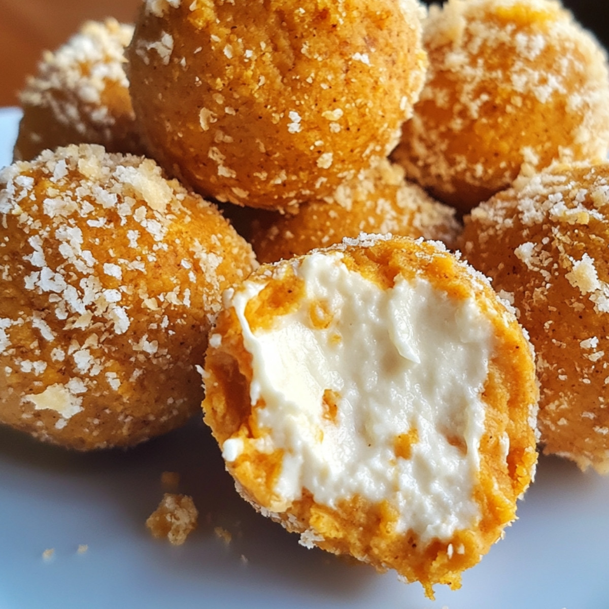 No-Bake Pumpkin Cheesecake Balls