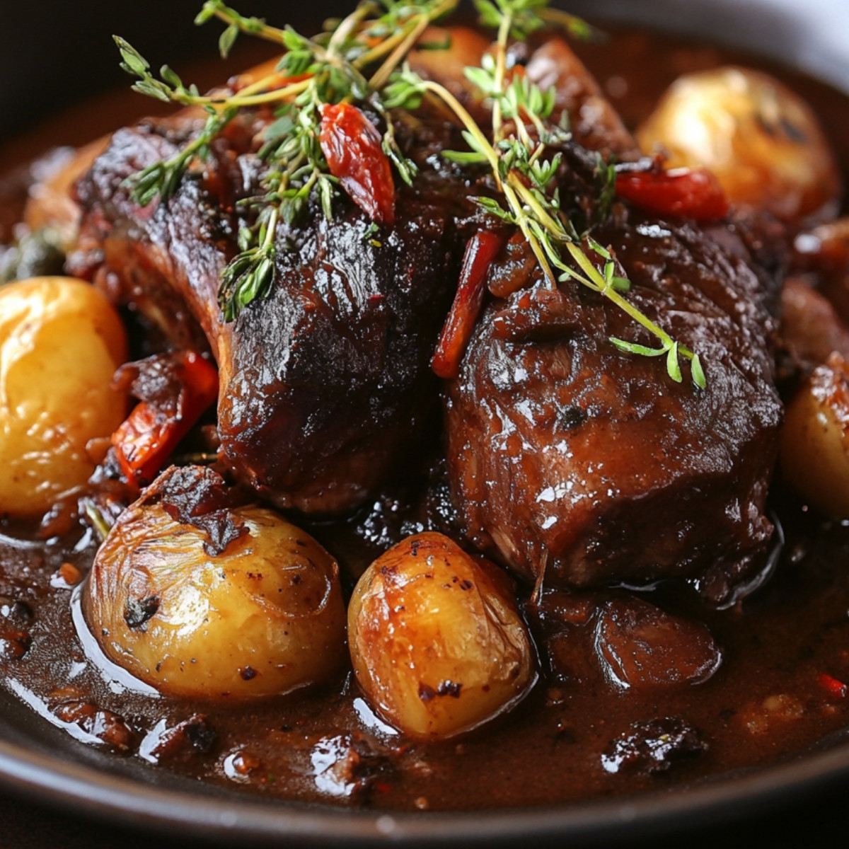 Oxtail Bourguignonne