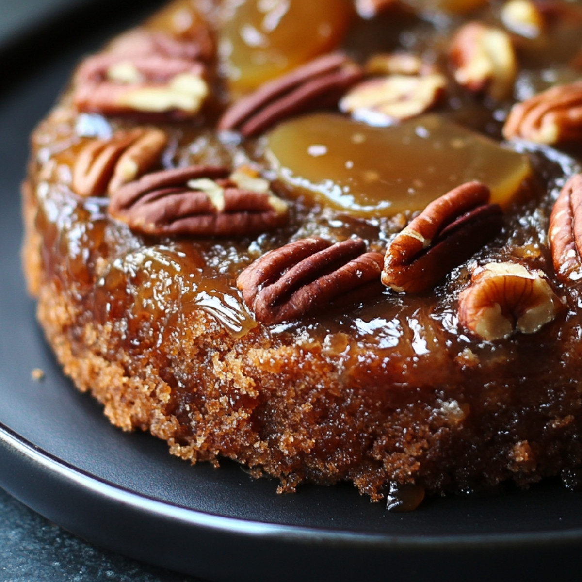 Pecan Upside-Down Cake