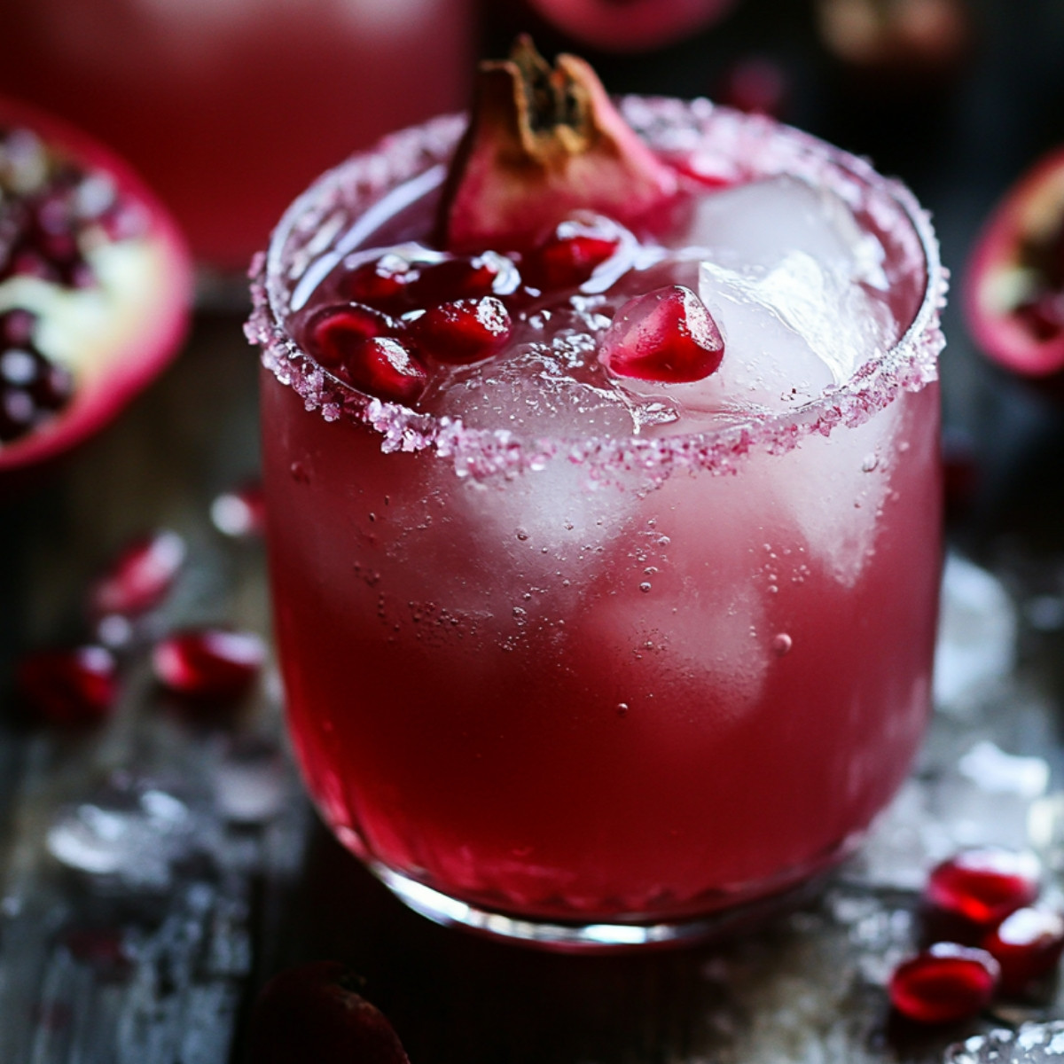 Pomegranate Sparkler Mocktail