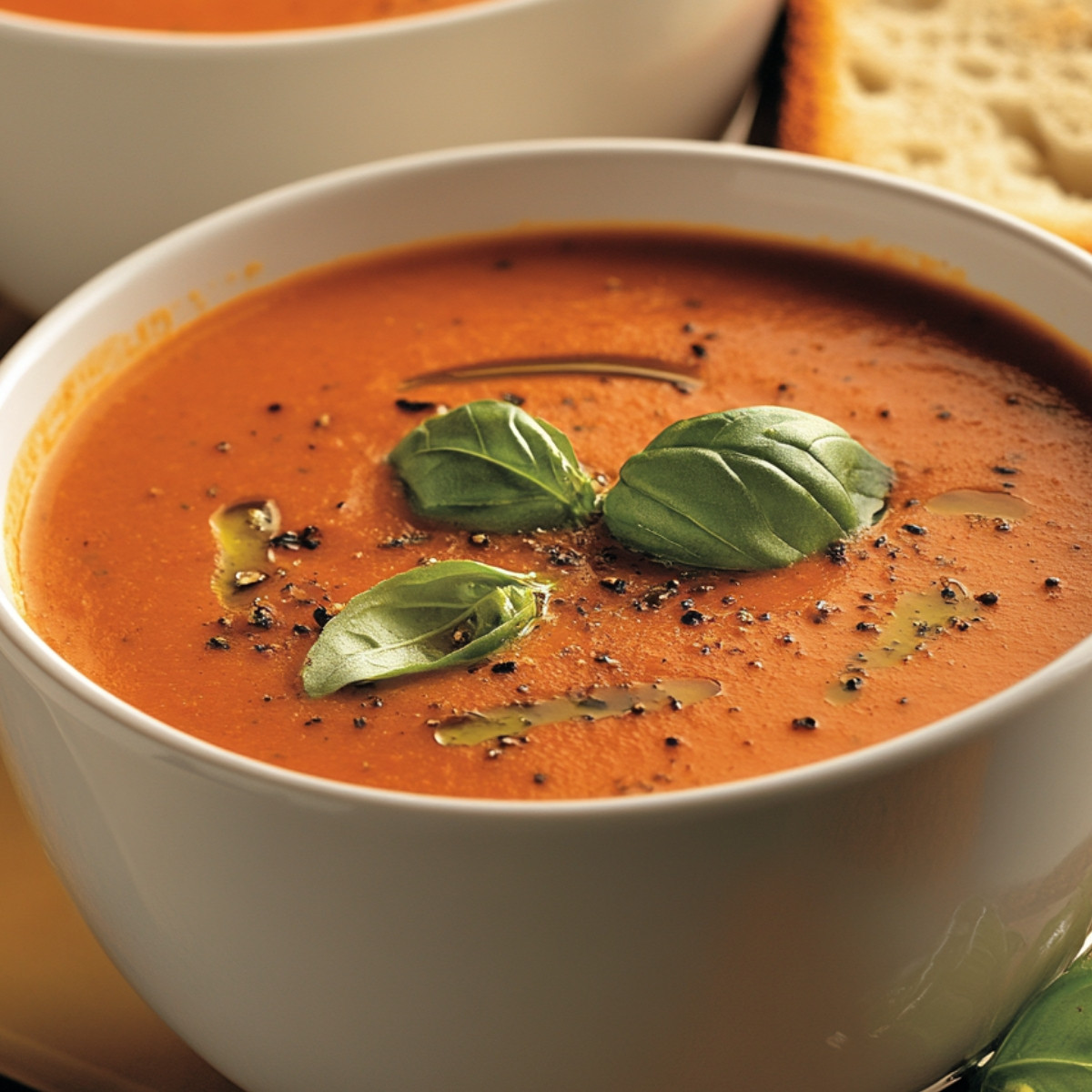 Roasted Tomato Basil Soup