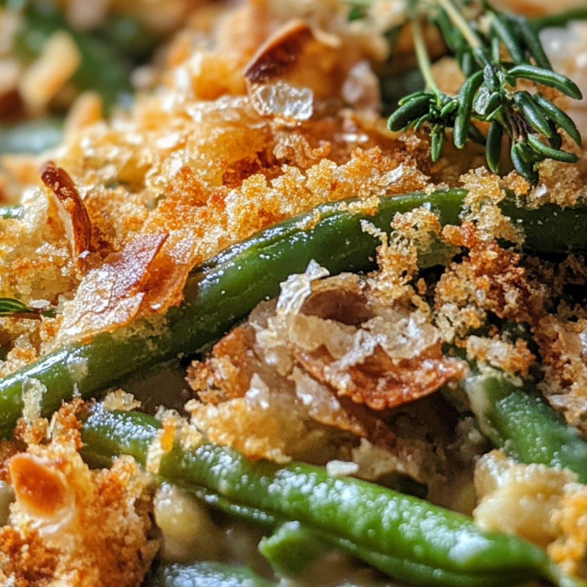 Scrumptiously Savory Homemade Green Bean Casserole