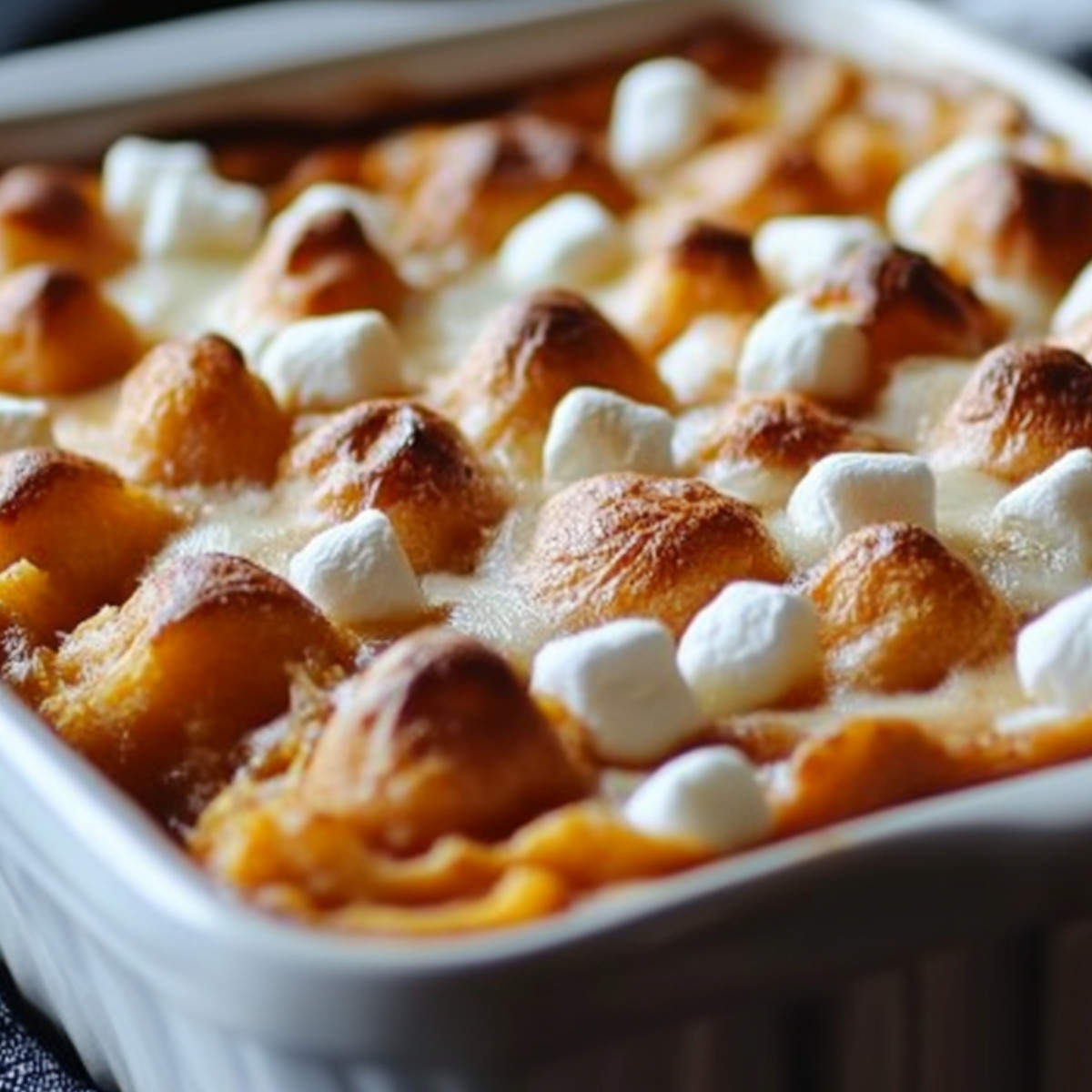 Sweet Potato Casserole with Marshmallows