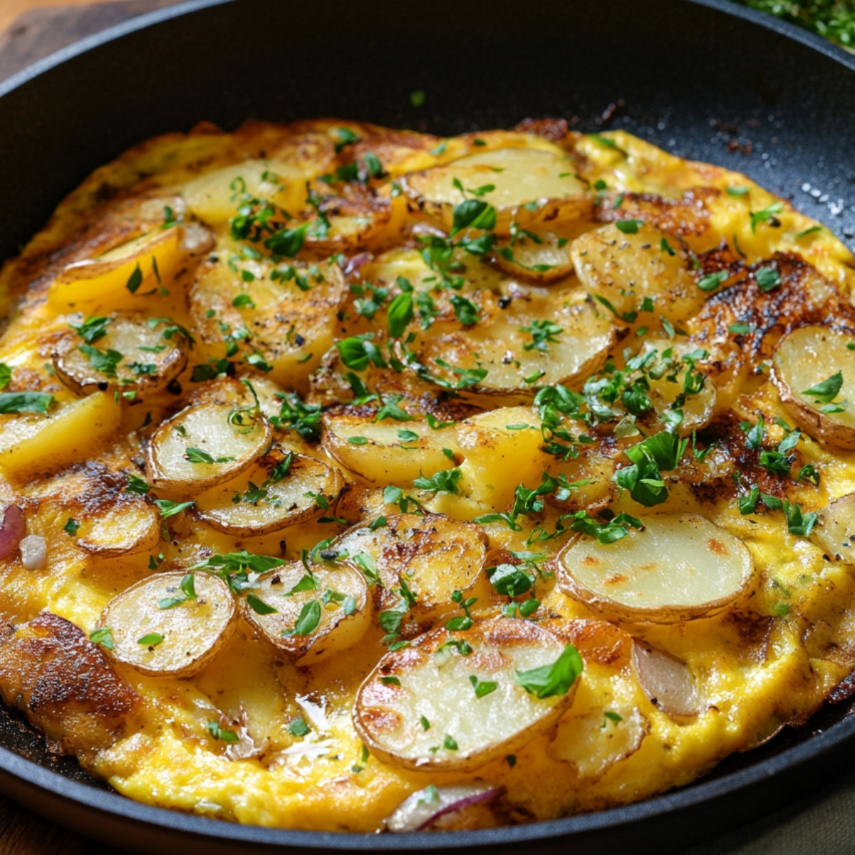 The Cozy Potato Omelette