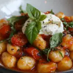 30-Minute Creamy Tomato Gnocchi with Burrata